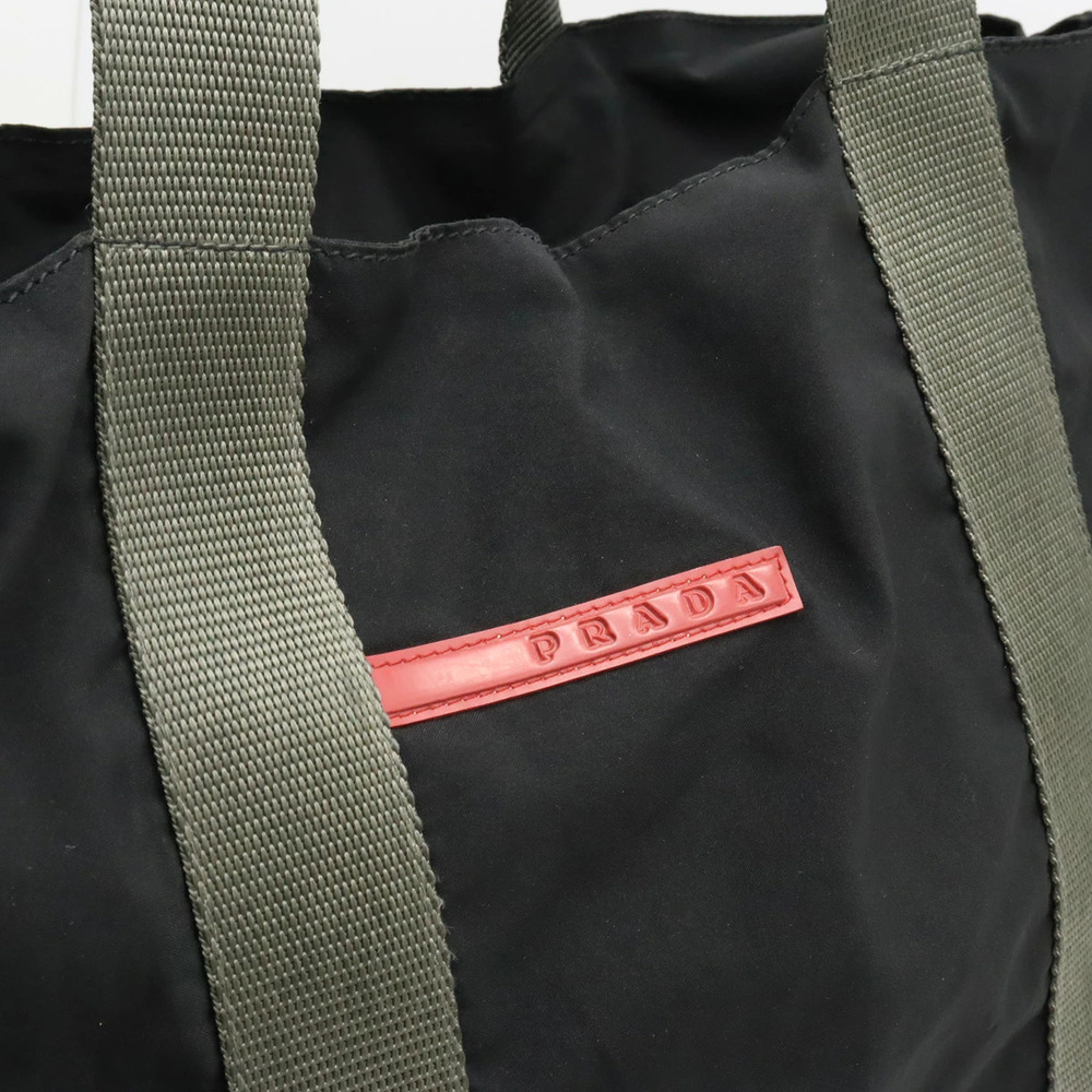 Prada Sport Tote Bag Shoulder Black Gray - Picture 8 of 9
